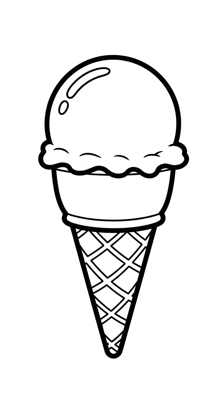 coloriage Glace updated a imprimer pour enfant de 4 ans 2