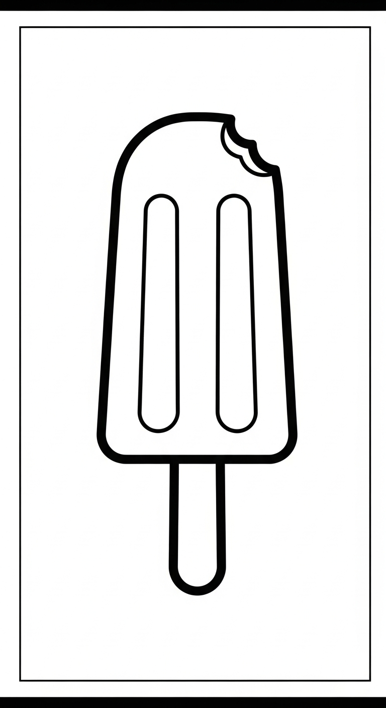 coloriage Glace updated à imprimer gratuit 1