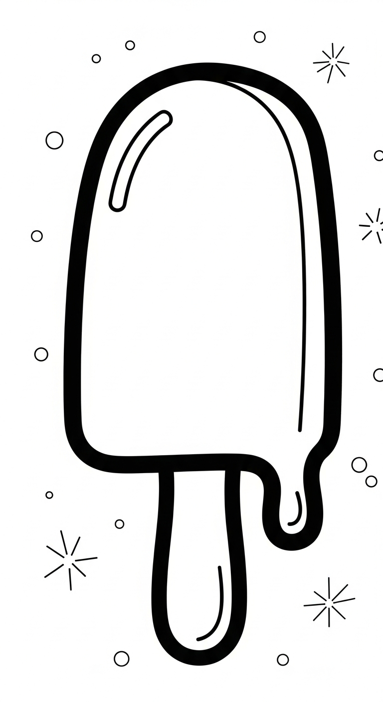 coloriage Glace updated à imprimer pdf gratuit