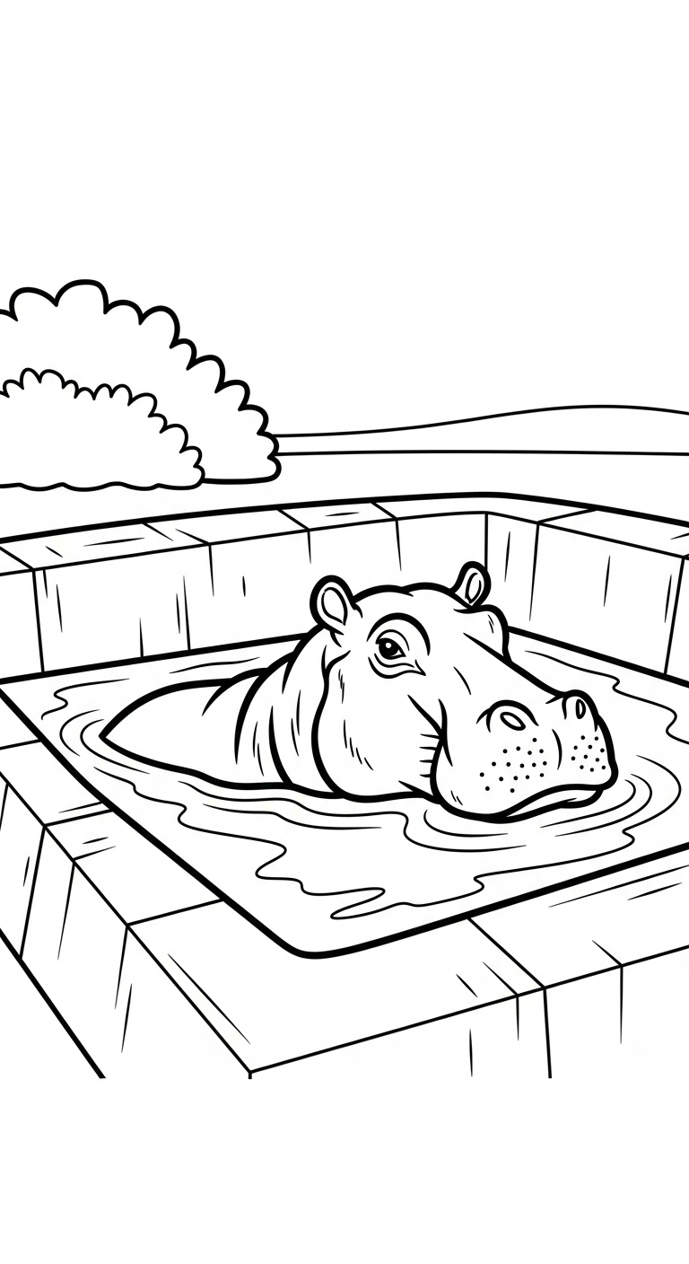 coloriage Parc zoologique a telecharger 2