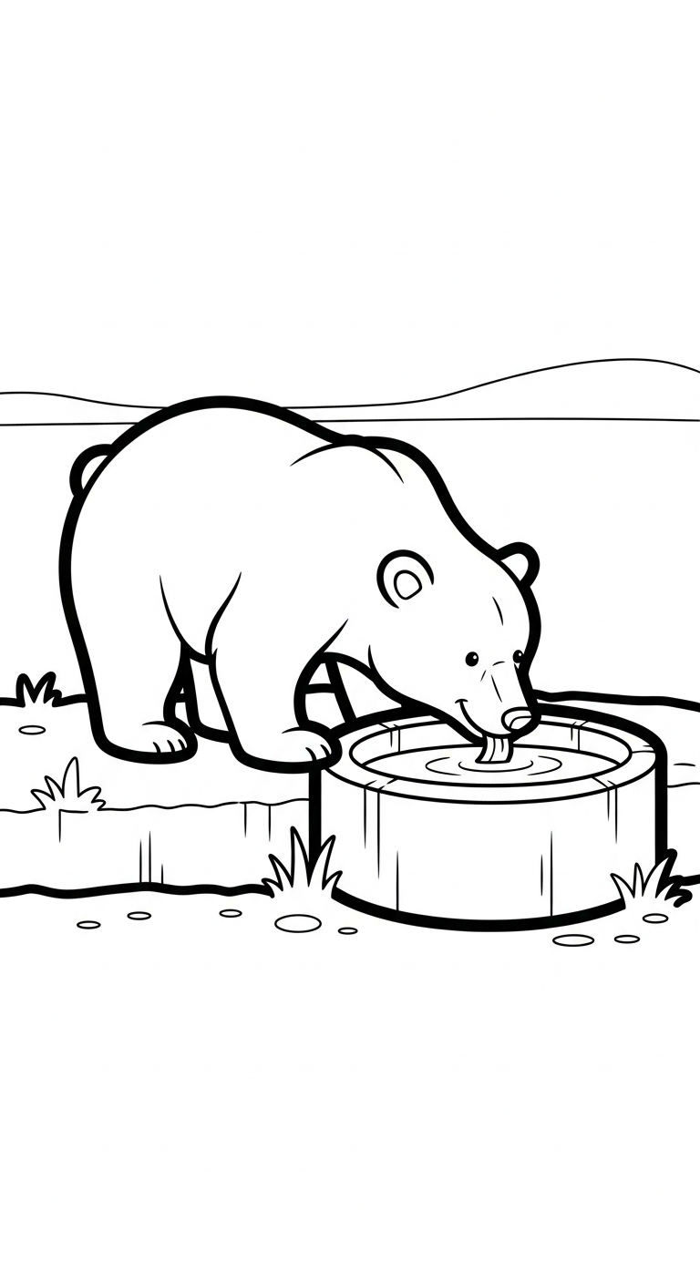 coloriage Parc zoologique en ligne pour enfant 1