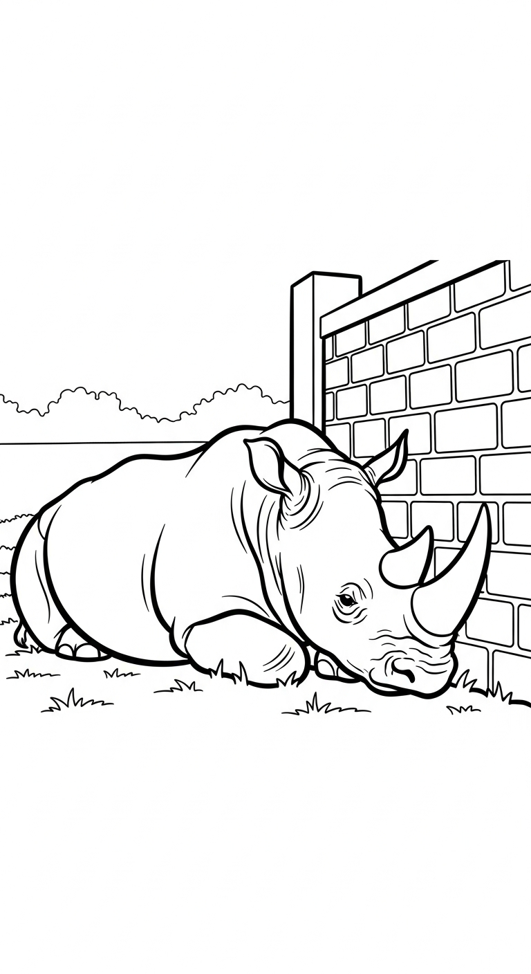 coloriage Parc zoologique gratuit pour enfants 1