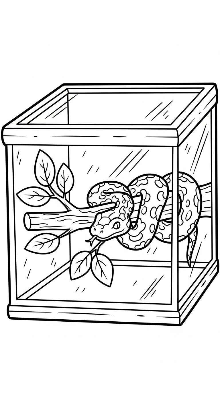 coloriage Parc zoologique et découpage à imprimer 1