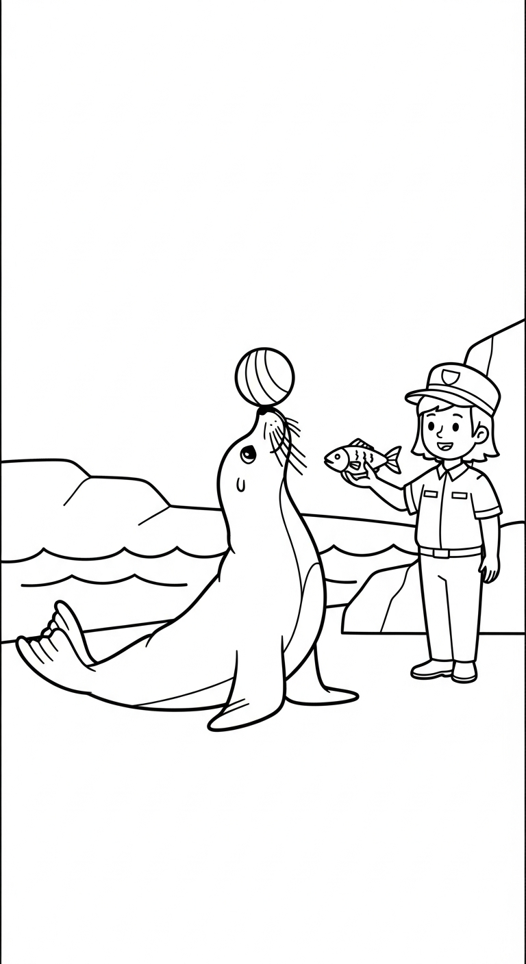 coloriage Parc zoologique pour enfant de 6 ans