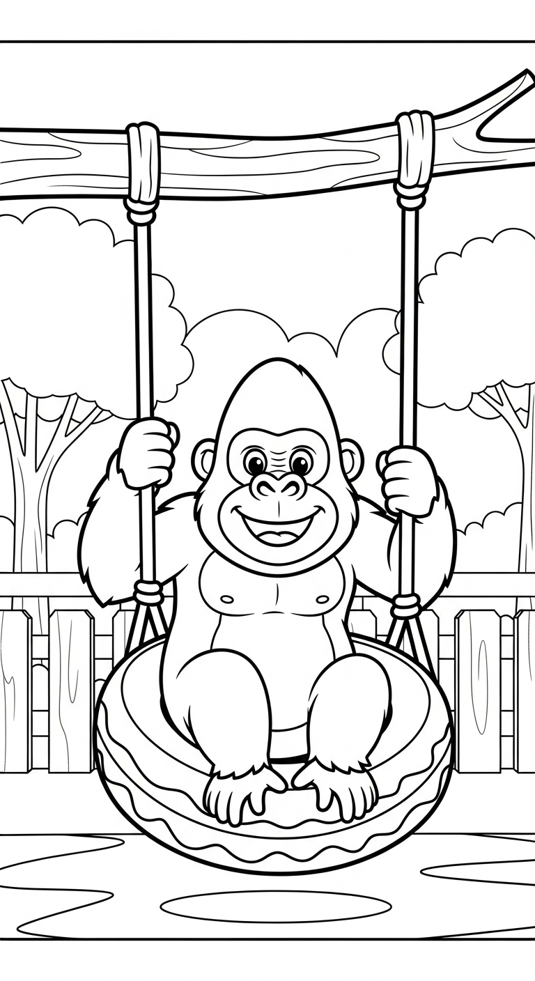 coloriage Parc zoologique pour primaire 1