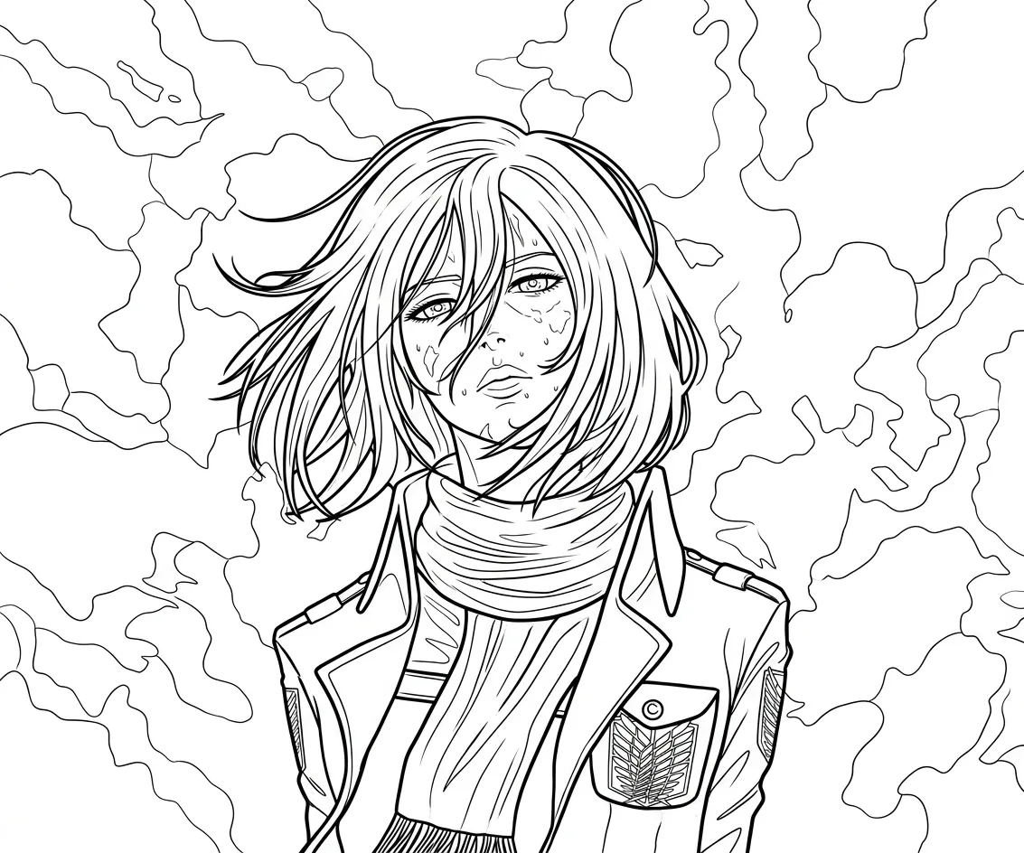 imprimer coloriage Attack on Titan pour enfant