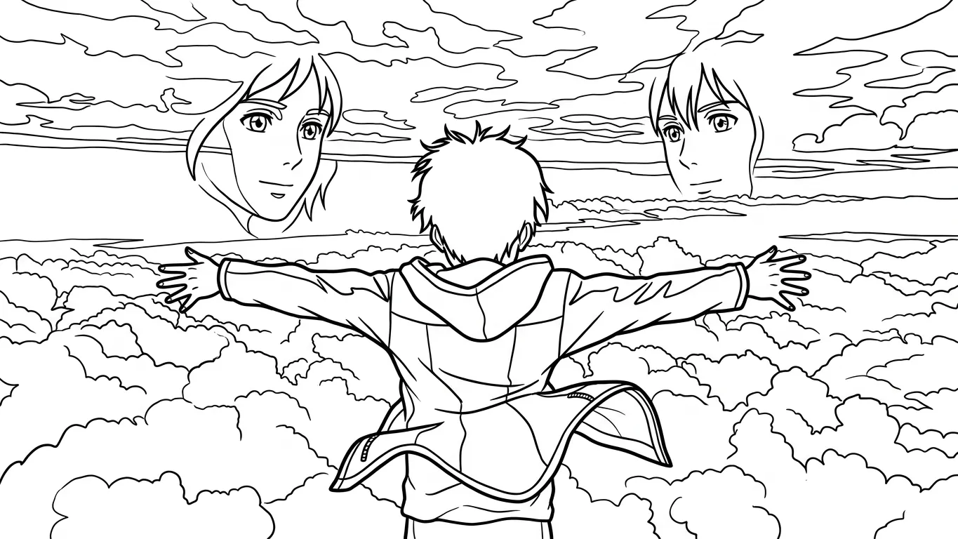 coloriage Attack on Titan et decoupage