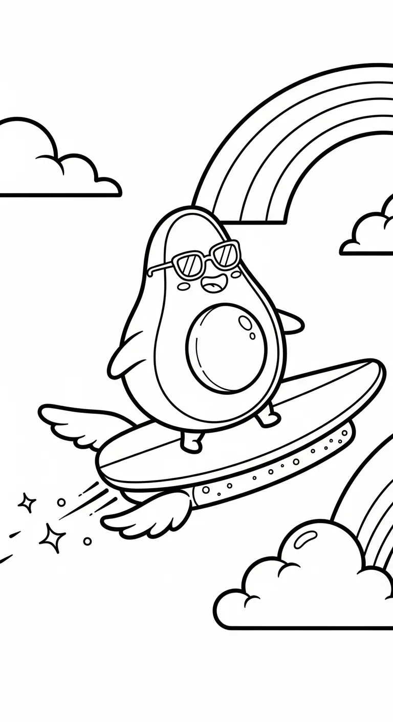 coloriage Avocat pour primaire