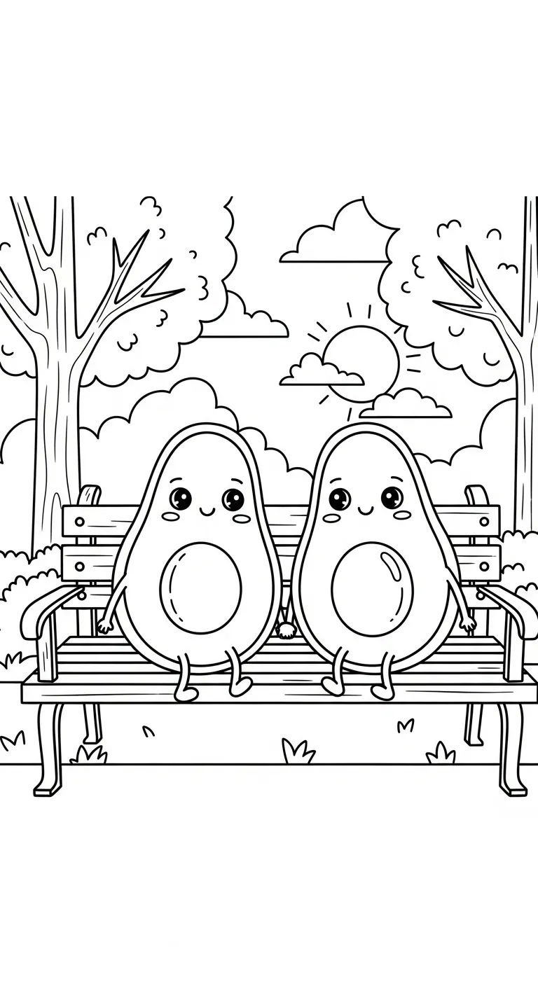 coloriage Avocat pour enfant de 8 ans