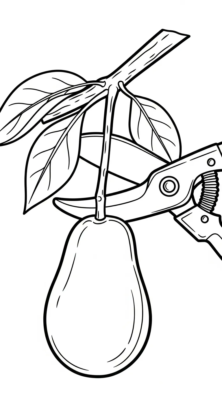 coloriage Avocat gratuit à imprimer