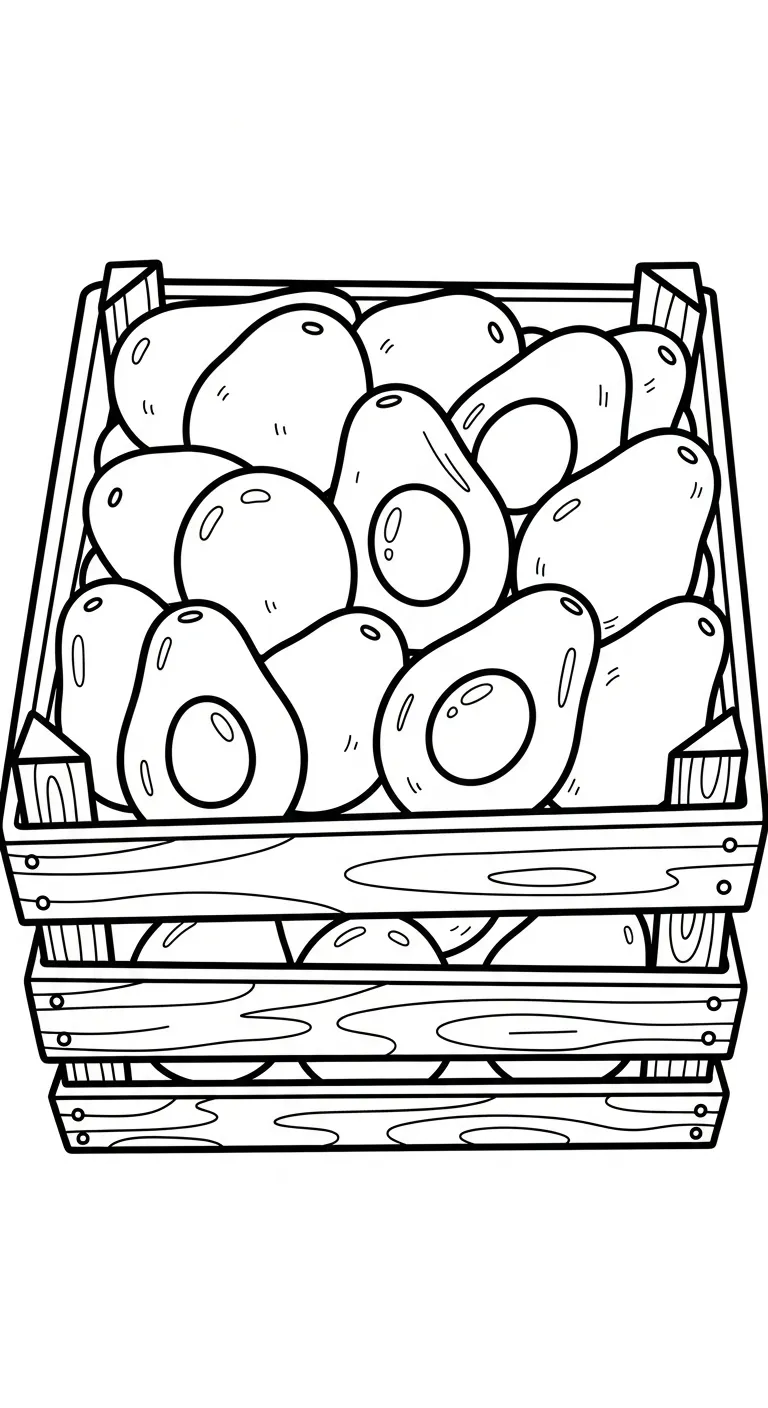 image de coloriage Avocat pour enfant 1