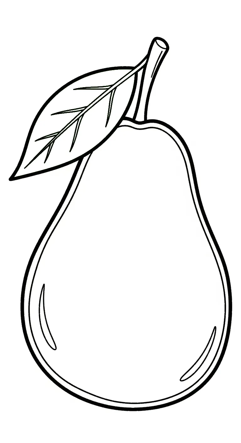 coloriage Avocat pour enfant de 5 ans