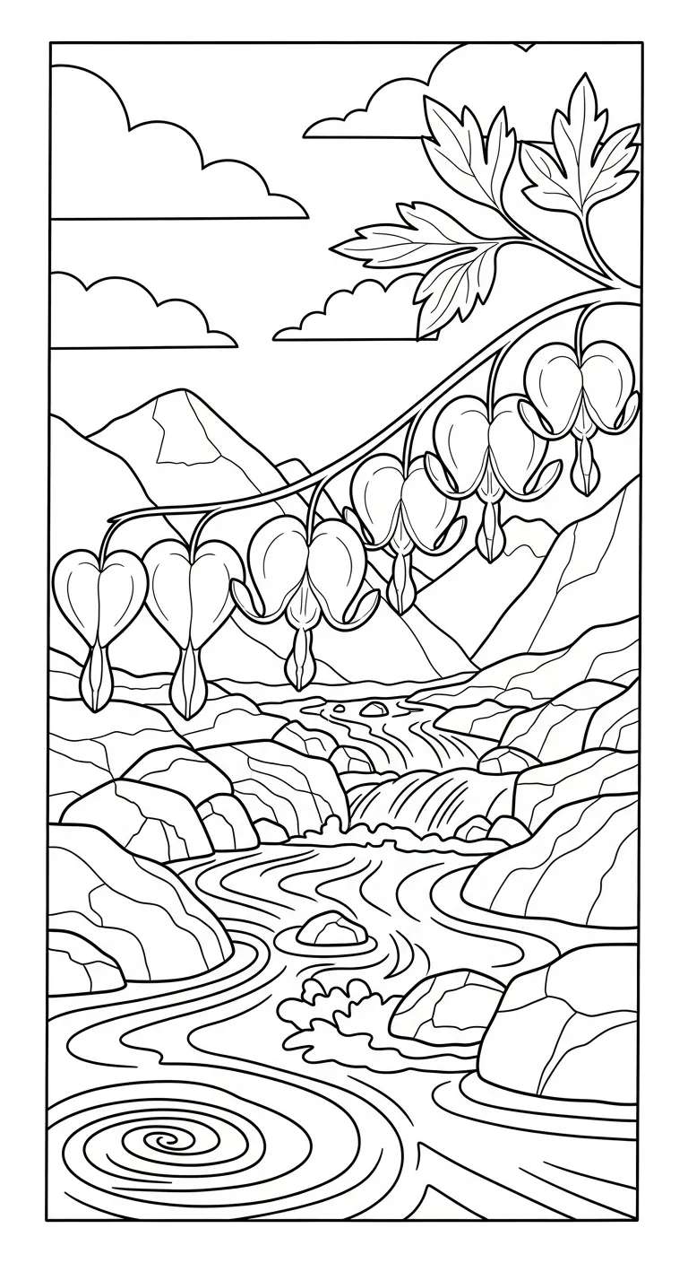 coloriage Cœur de Marie à imprimer gratuit