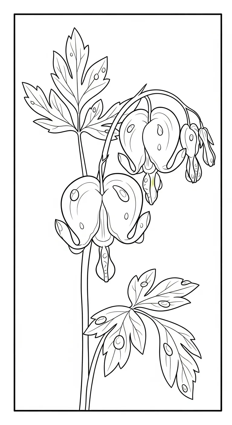 coloriage Cœur de Marie à imprimer a4