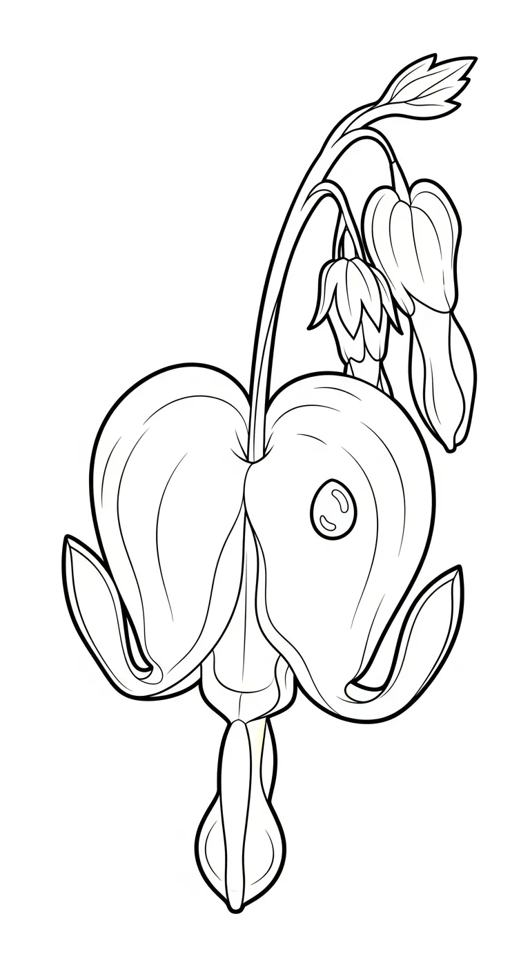 coloriage Cœur de Marie à imprimer pdf