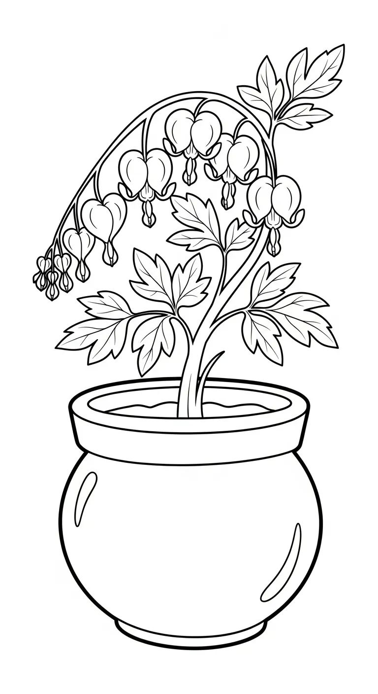 coloriage Cœur de Marie gratuit à imprimer