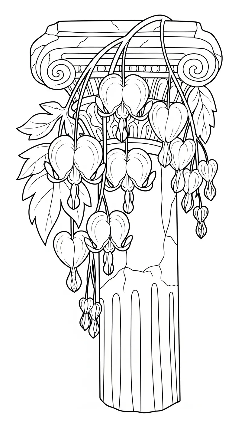 coloriage Cœur de Marie pour enfant de 8 ans