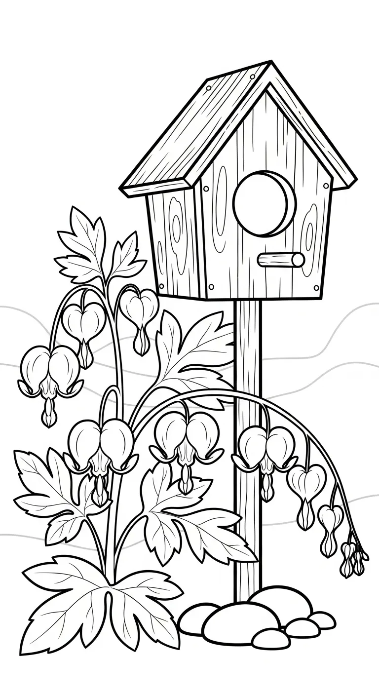 coloriage Cœur de Marie en ligne pour enfant 1