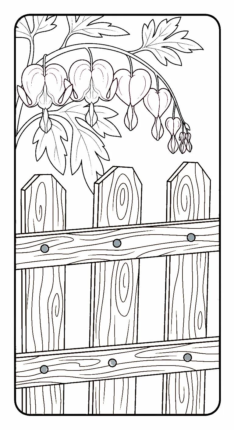 coloriage Cœur de Marie pour enfant gratuit 1