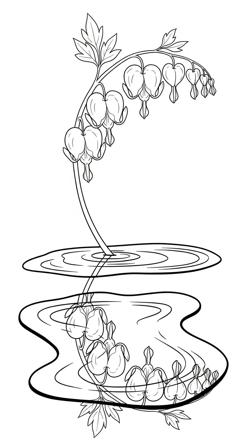 coloriage Cœur de Marie pour enfant de 4 ans