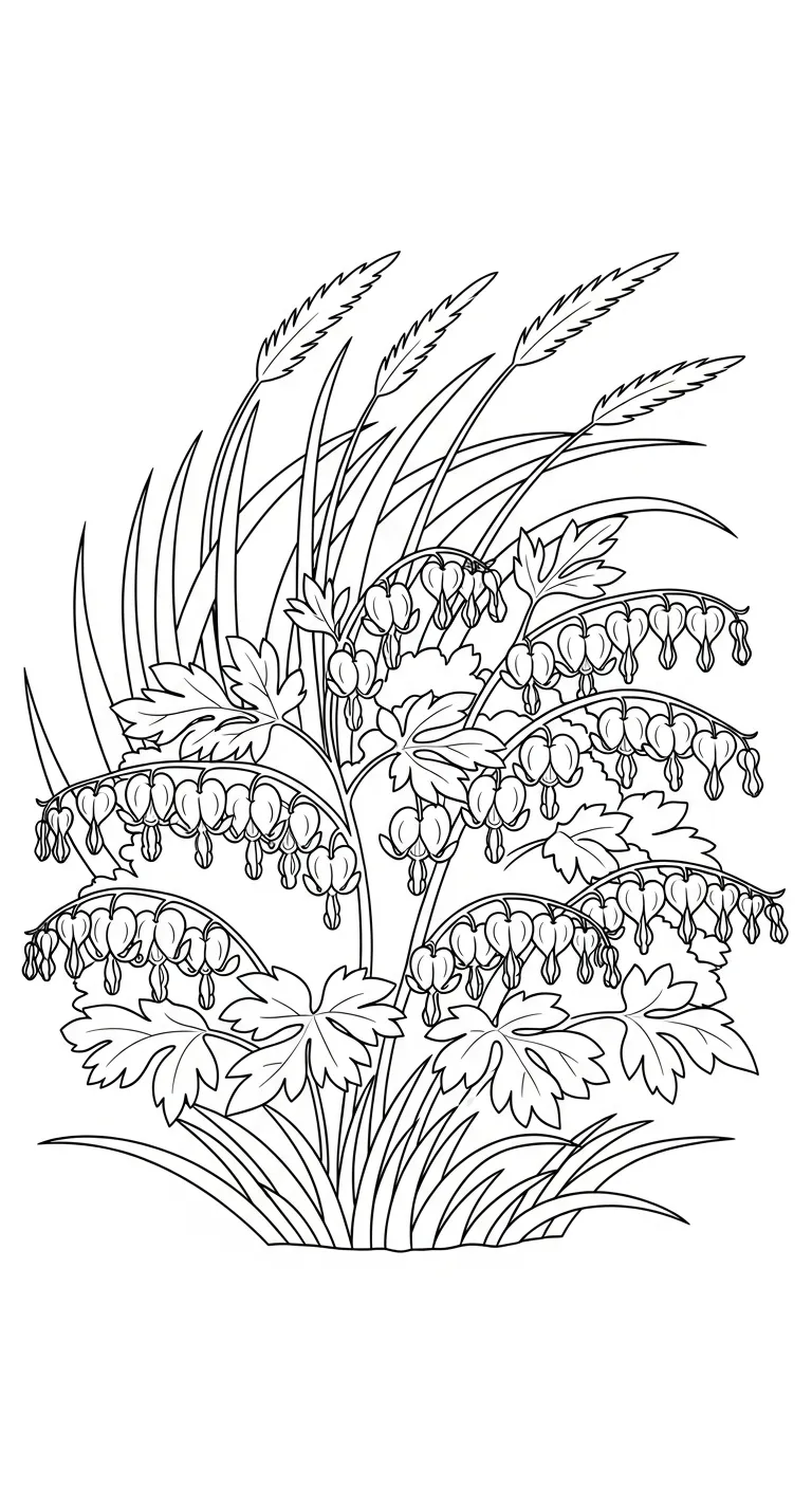 coloriage Cœur de Marie a imprimer gratuitement