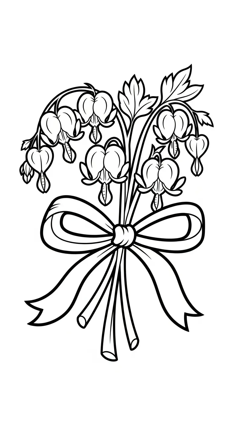 coloriage Cœur de Marie a dessiner et imprimer