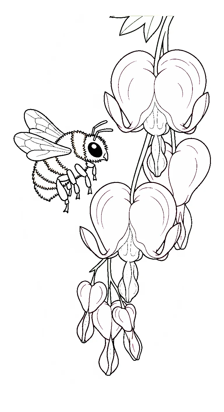 coloriage Cœur de Marie a dessiner et imprimer 1