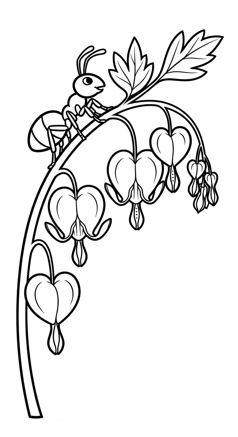 coloriage Cœur de Marie pour enfants a imprimer