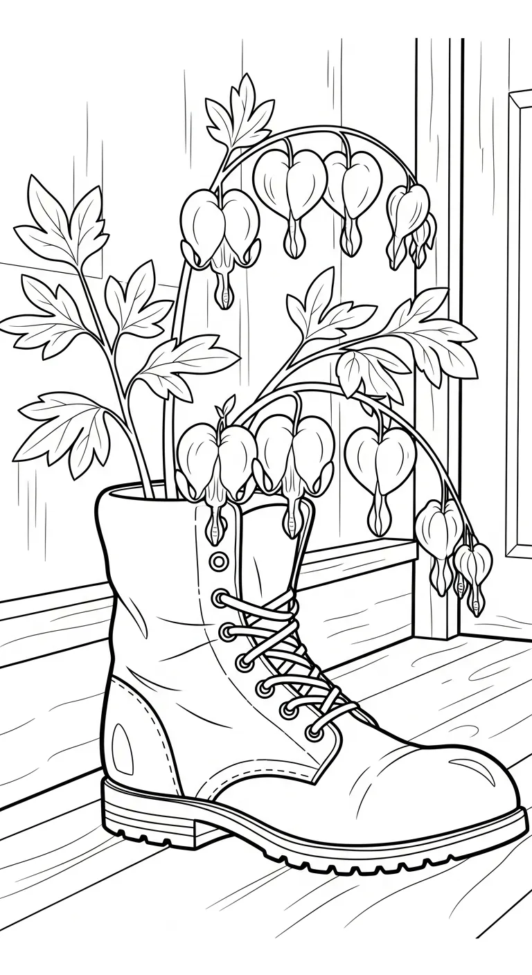coloriage Cœur de Marie gratuit pour enfants
