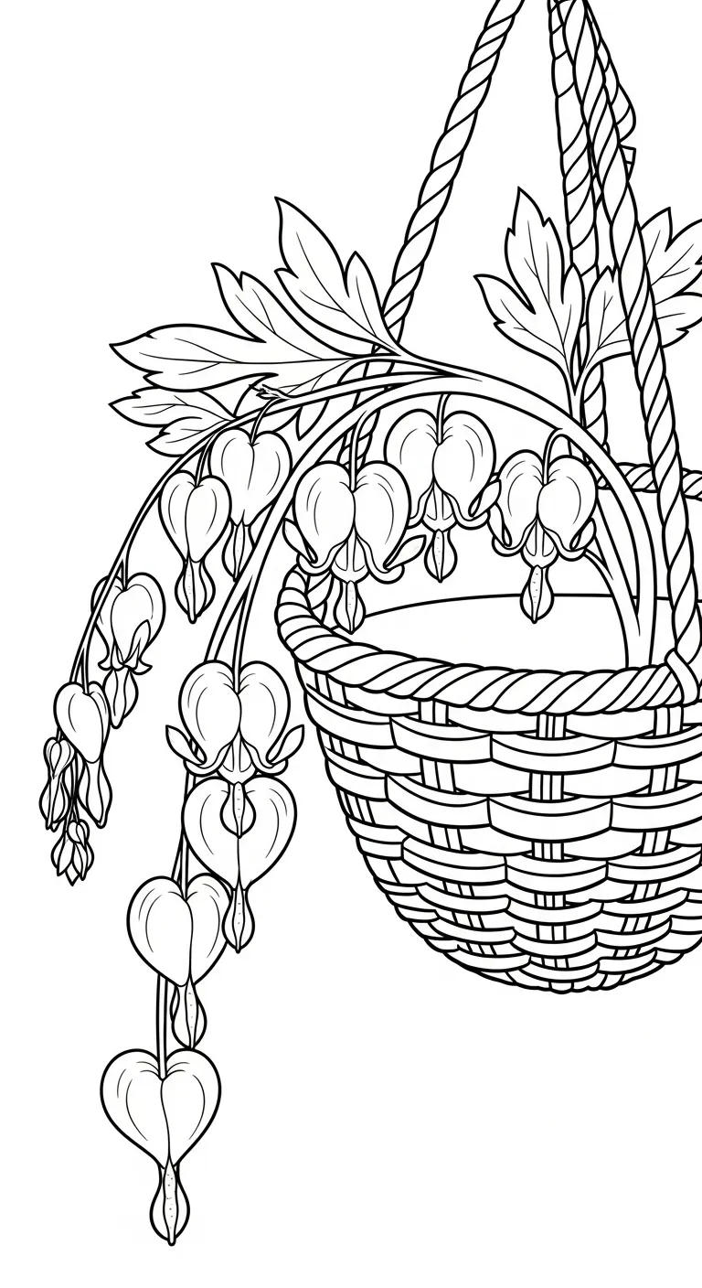 coloriage Cœur de Marie pour enfants a imprimer gratuit