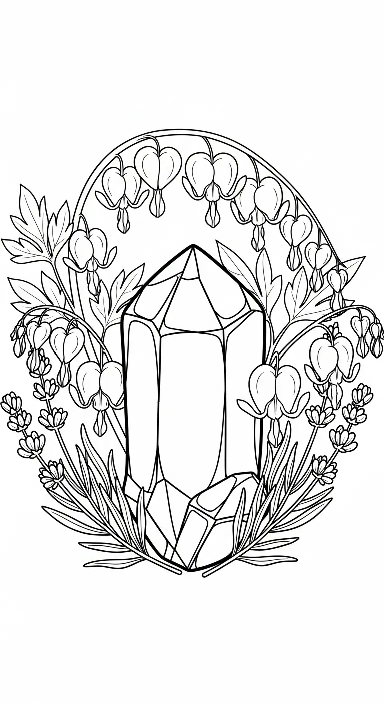coloriage Cœur de Marie gratuit a imprimer