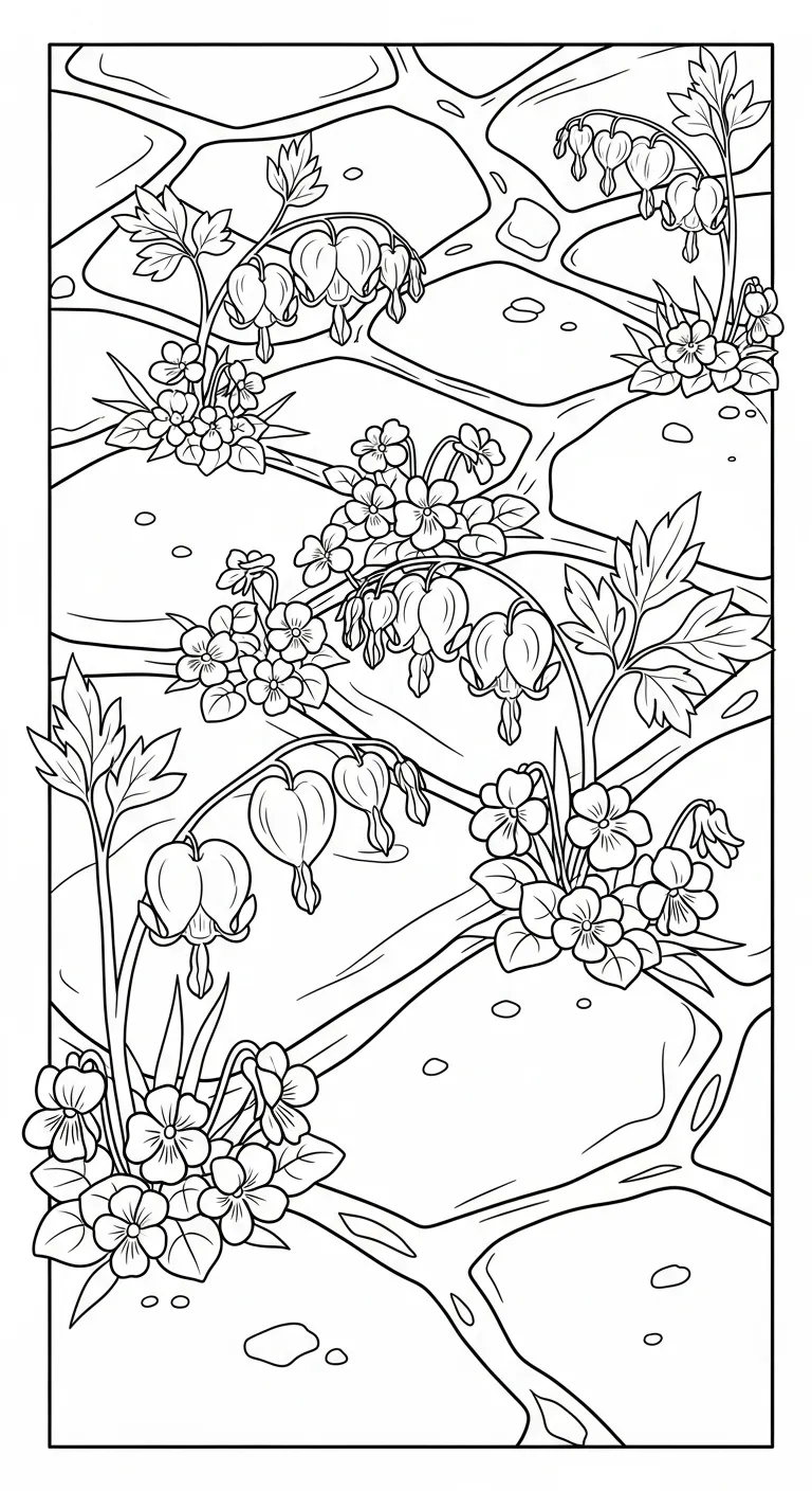 coloriage Cœur de Marie gratuit