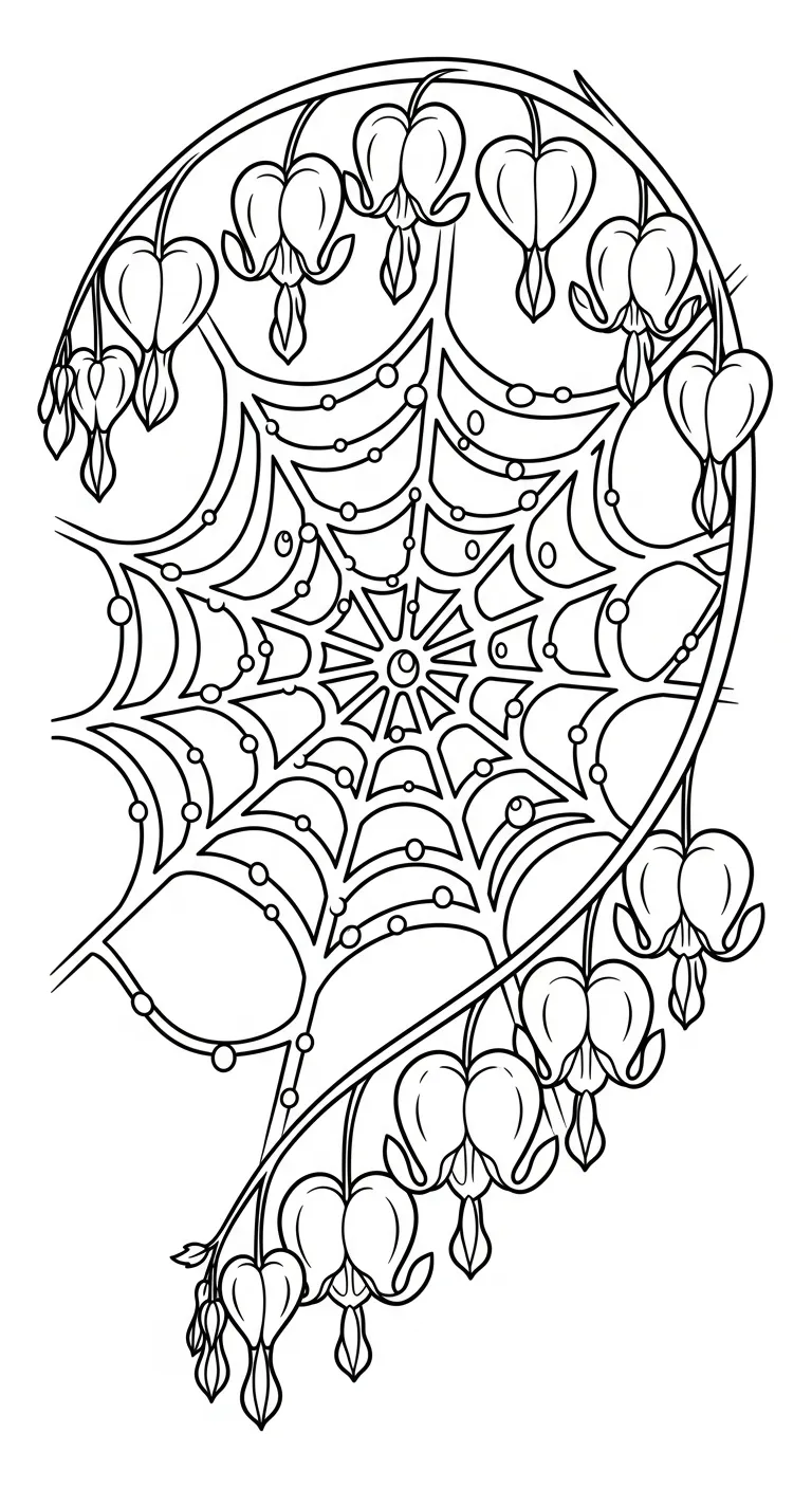 coloriage Cœur de Marie pour enfants a imprimer 1