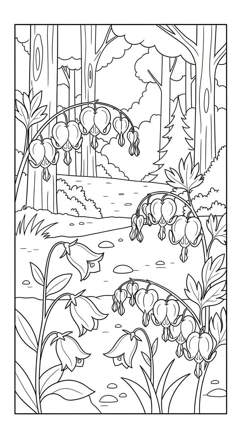 coloriage Cœur de Marie pour enfant de à imprimer