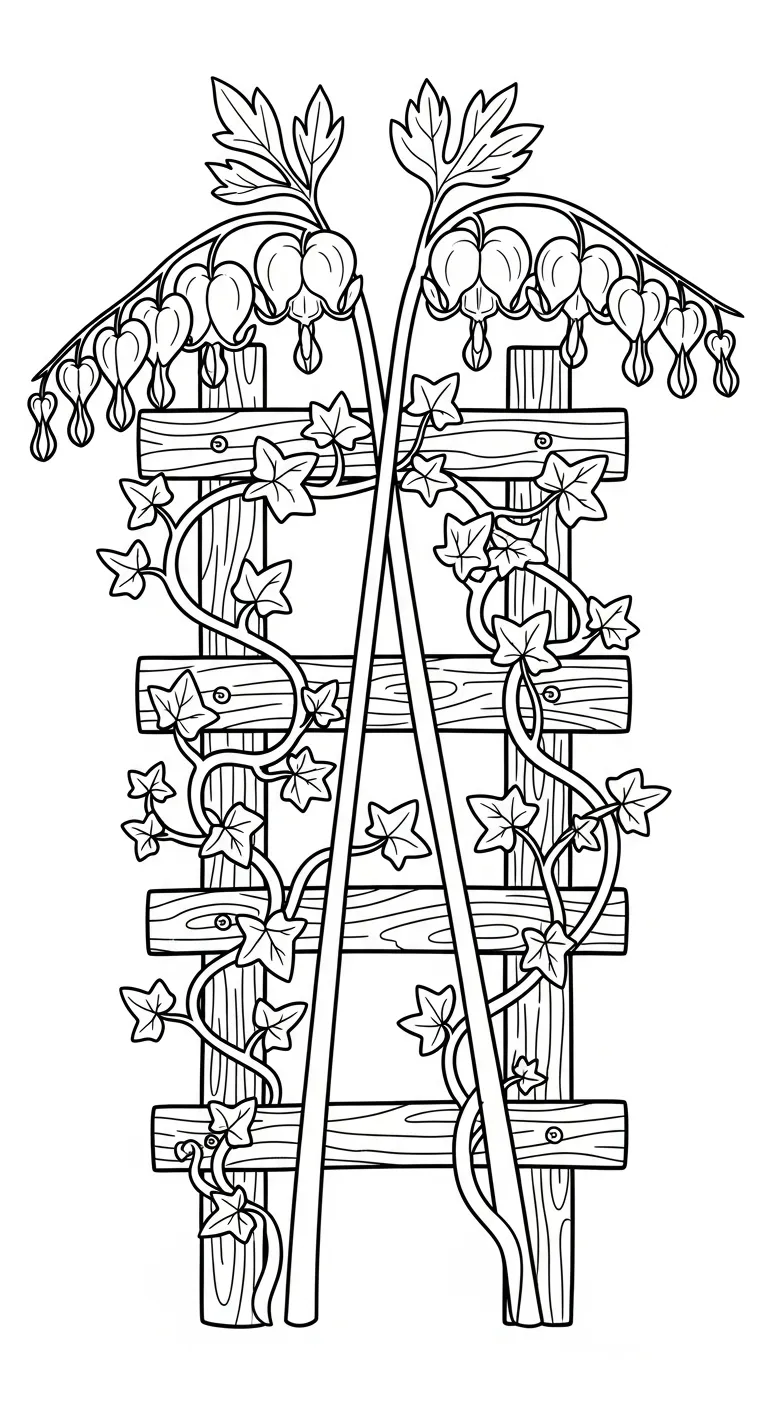 coloriage Cœur de Marie pour enfants à télécharger 3