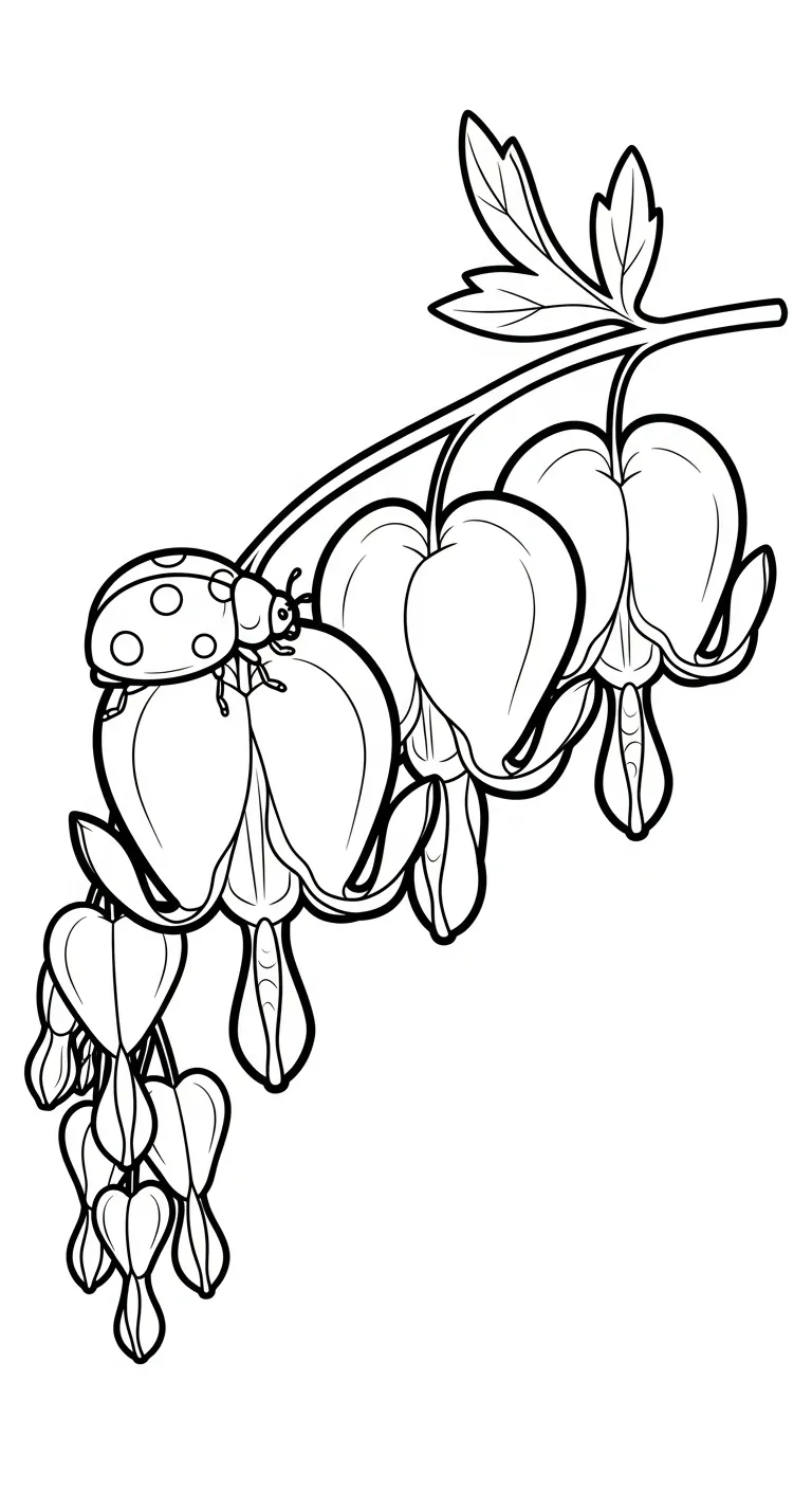 coloriage Cœur de Marie educatif pour enfant 1