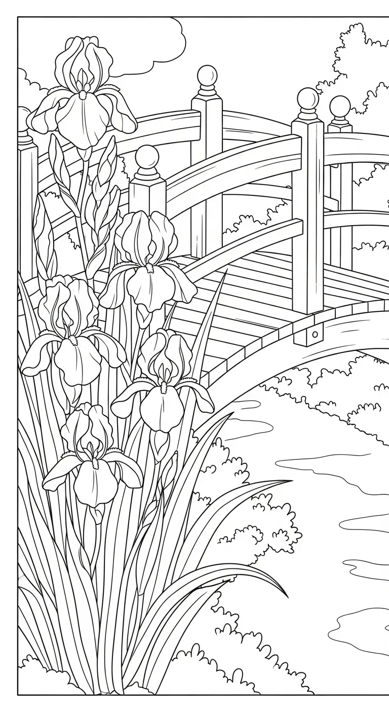 coloriage Iris pour primaire
