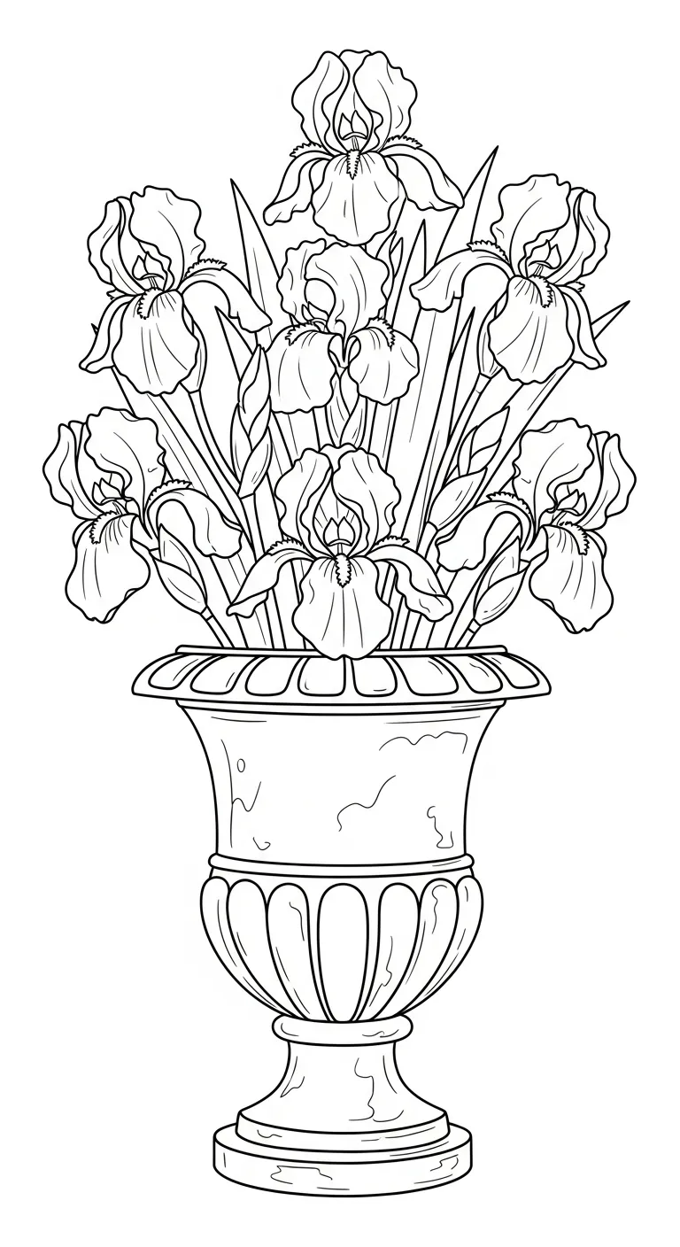 coloriage Iris a telecharger 1