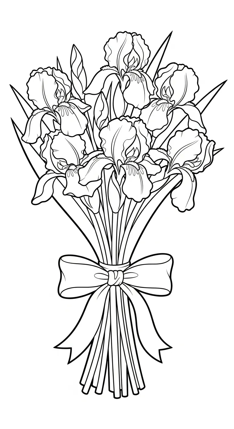coloriage Iris et dessins