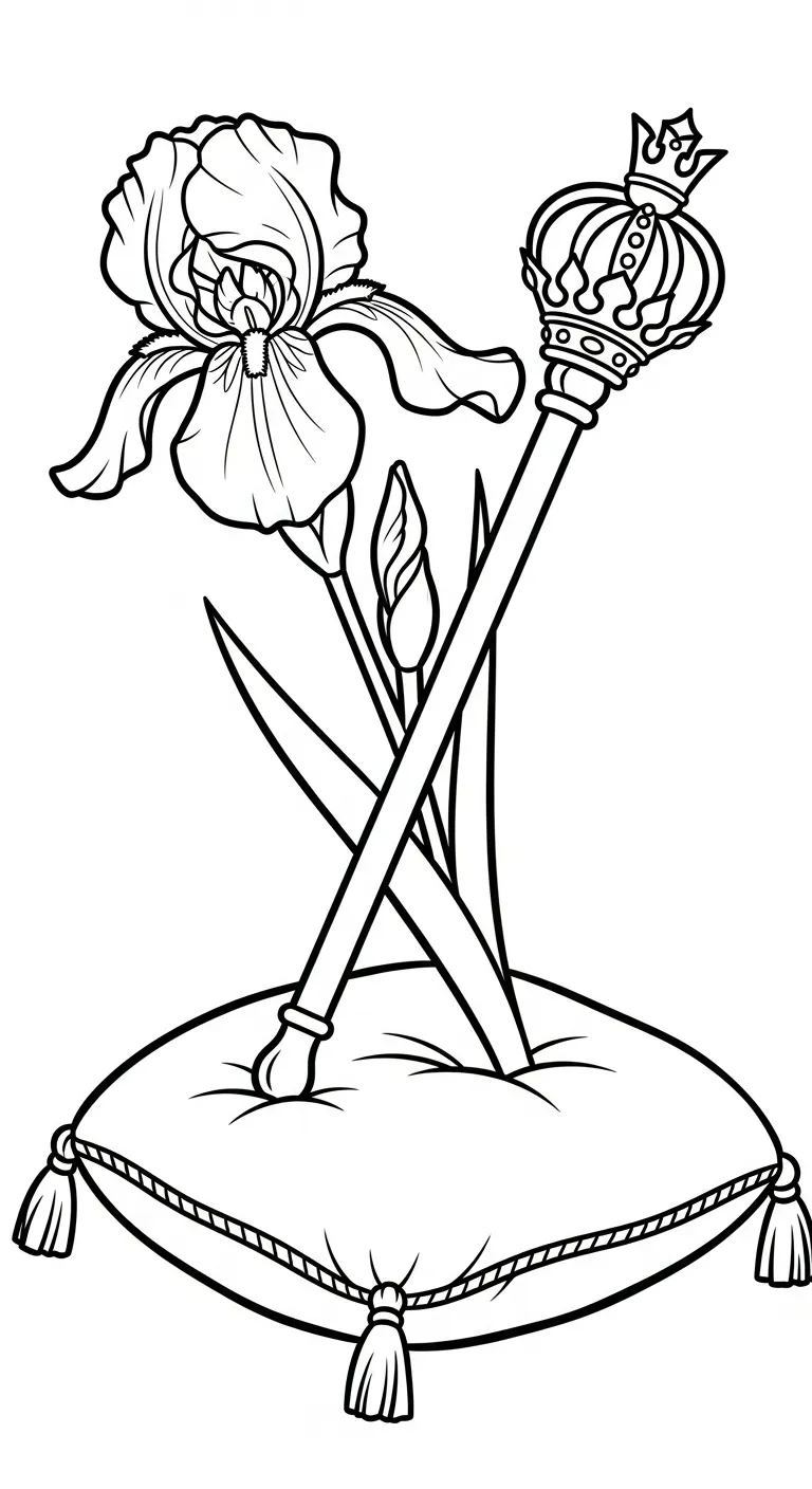 coloriage Iris à imprimer pdf 1
