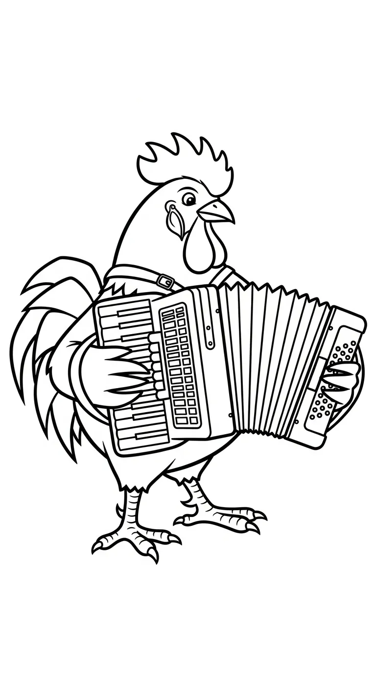 coloriage Le Coq Gaulois à imprimer