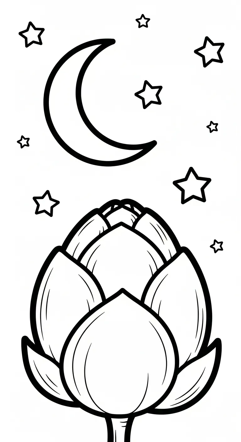 coloriage Lotus pour enfant de à imprimer