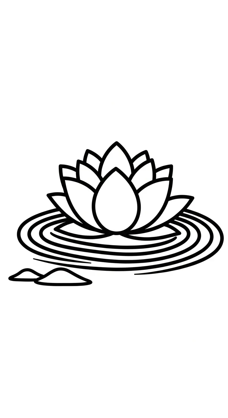 coloriage Lotus a imprimer