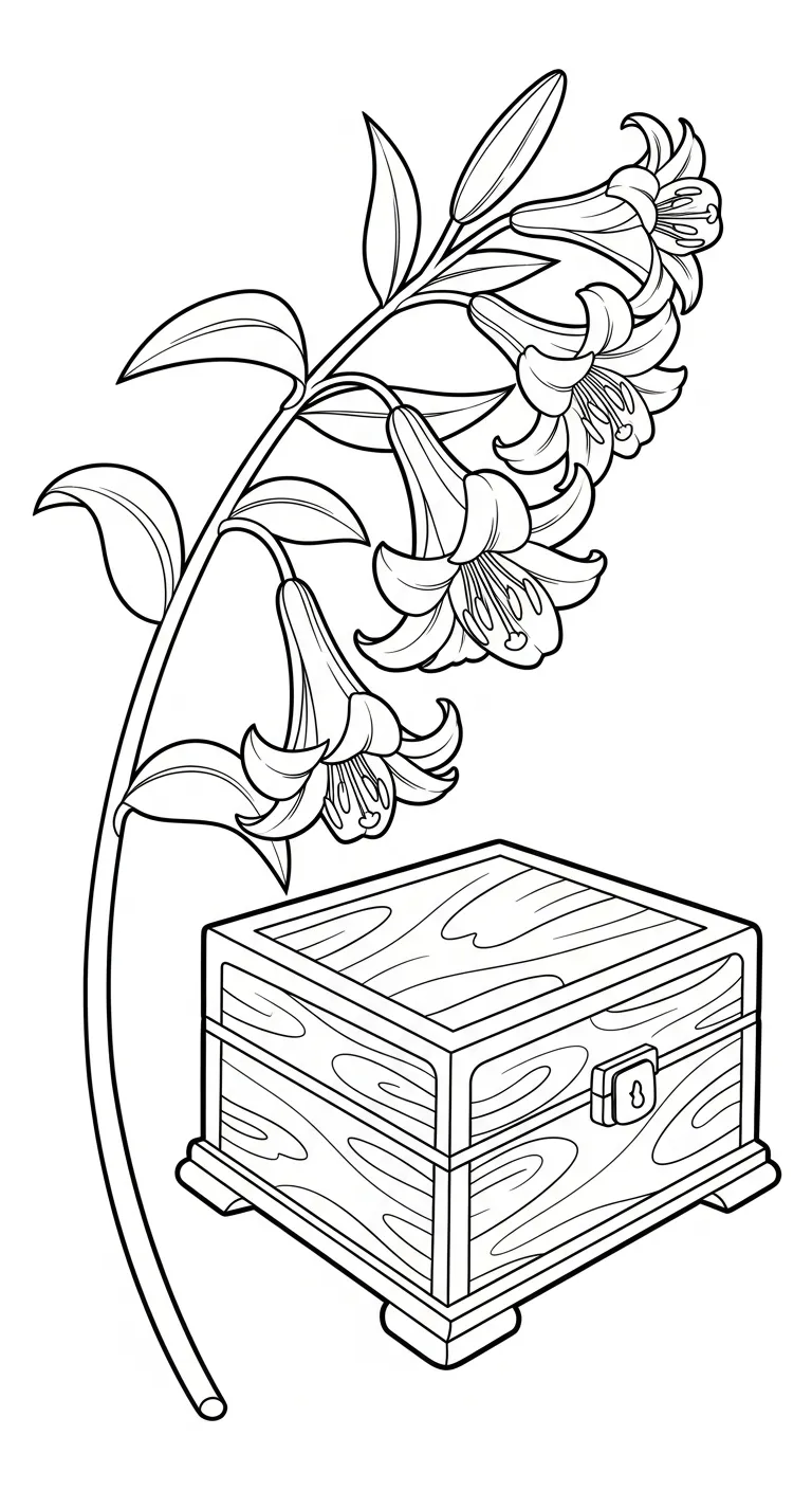 coloriage Lys à imprimer gratuitement