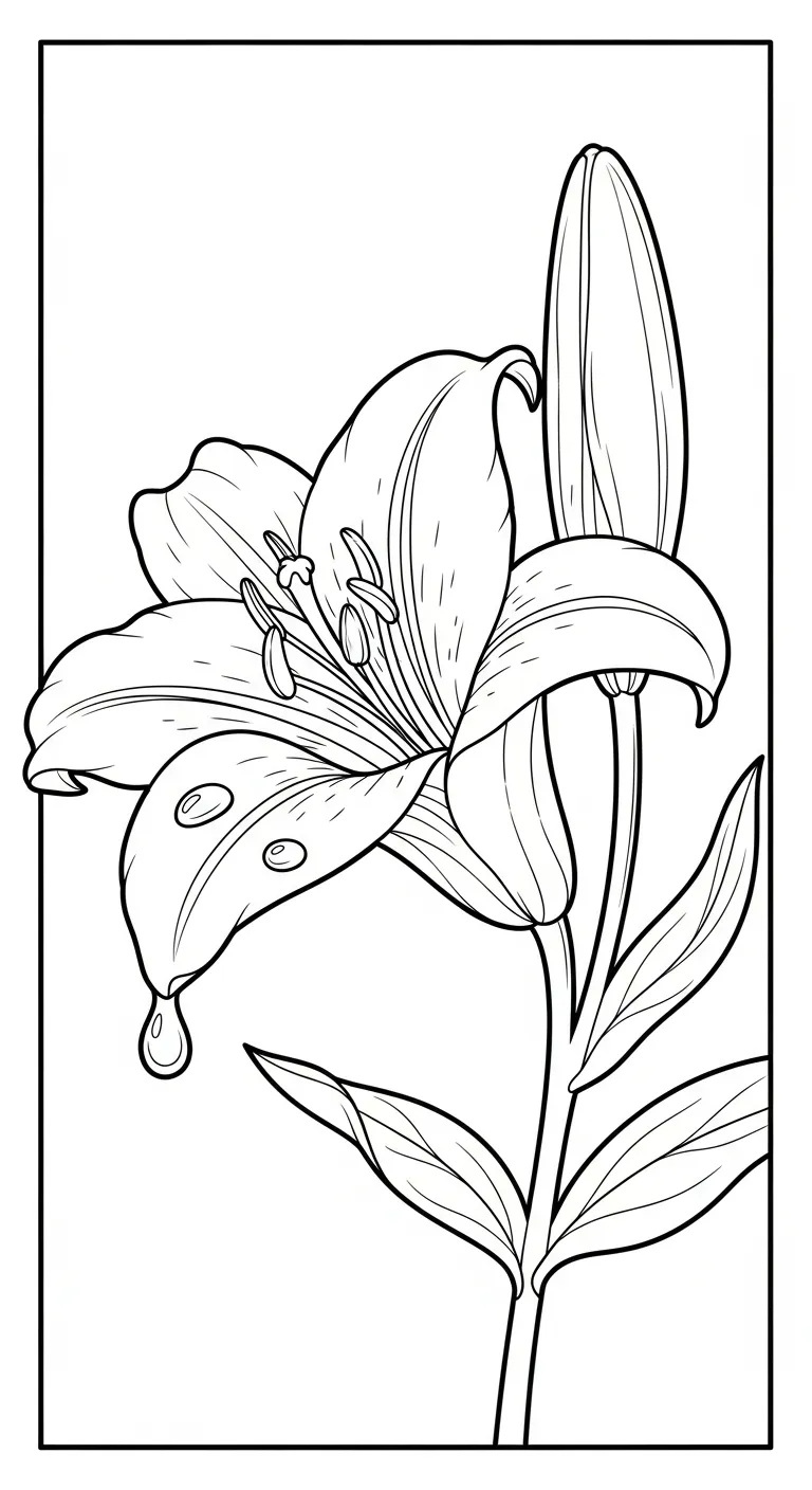 coloriage Lys pour primaire