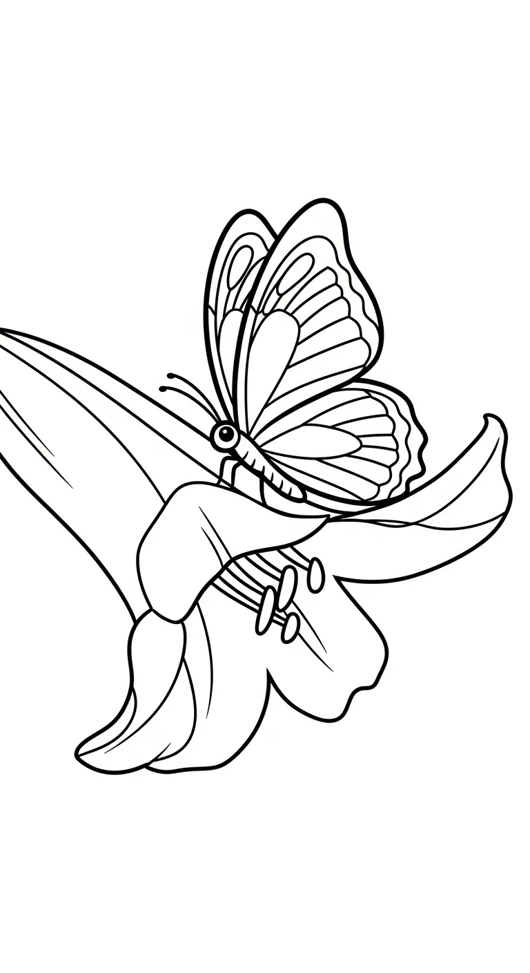 coloriage Lys gratuit a imprimer
