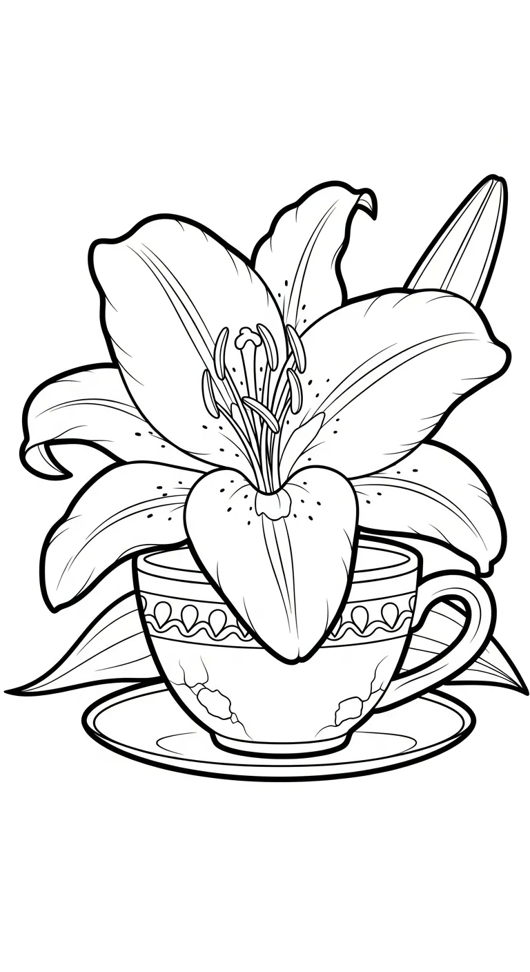 coloriage Lys a colorier en ligne gratuitement