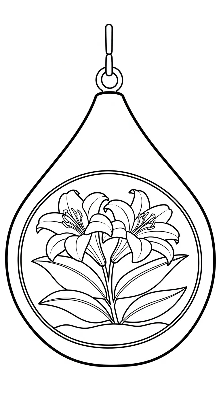 coloriage Lys et dessin a imprimer