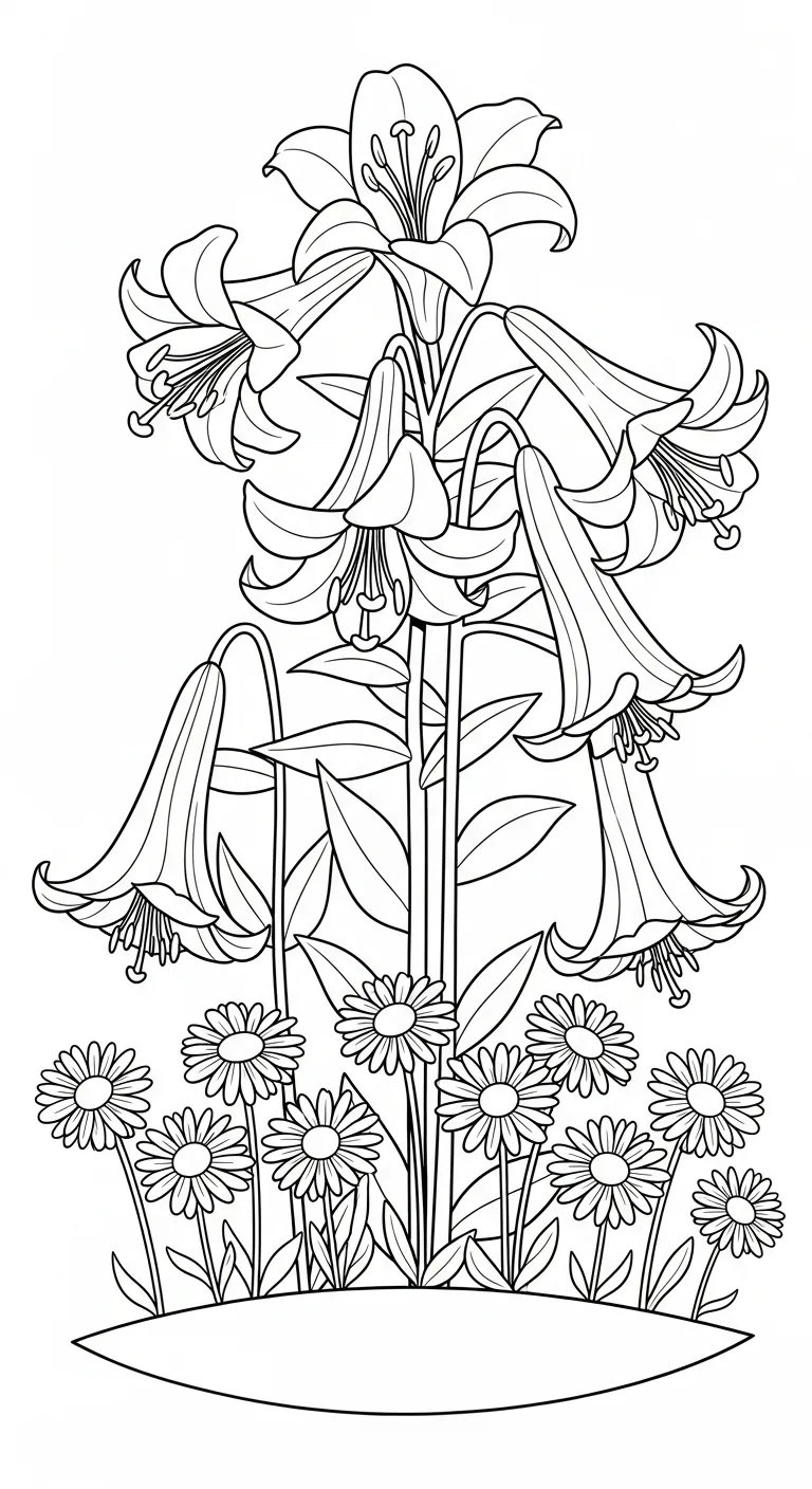 coloriage Lys a colorier en ligne