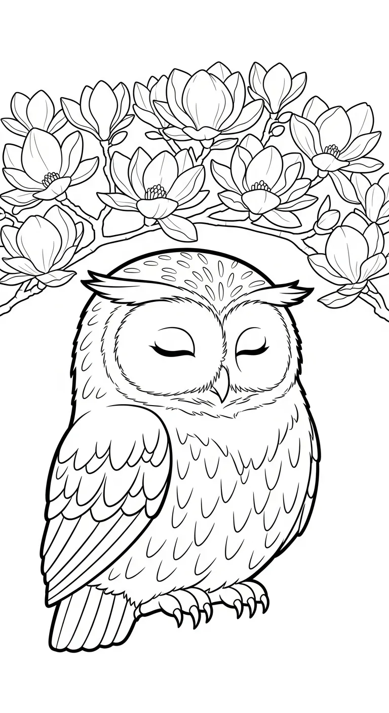 coloriage Magnolia en ligne